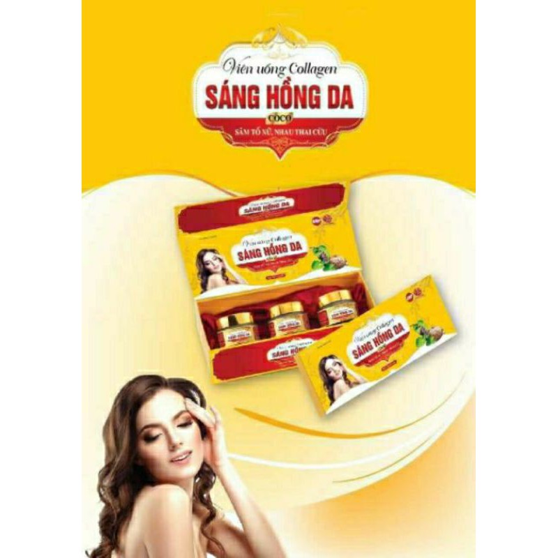 Viên uống collagen Sáng Hồng Da