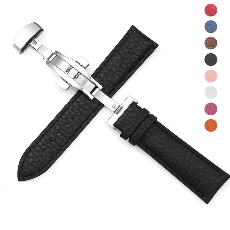 Dây Da Bò Mỏng 16 18 20 22mm Thay Thế Cho Đồng Hồ Samsung Galaxy Watch 4 40 44mm