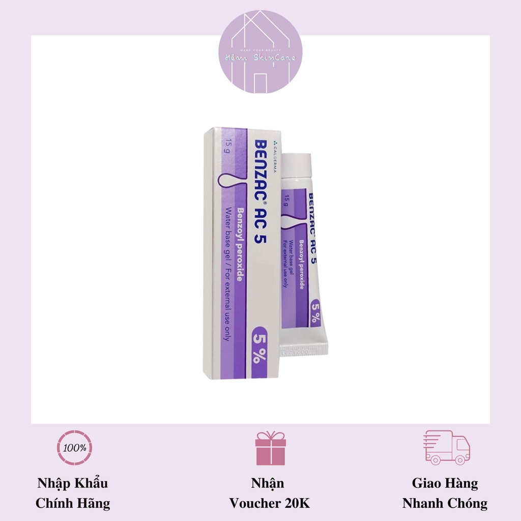 Galderma BENZAC - Gel Giảm Mụn, Giảm Thâm  - 15g