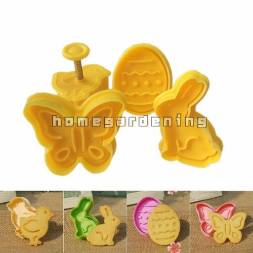 Bộ 4 chiếc khuôn nhấn chuyên dụng cho làm bánh quy/kẹo đường