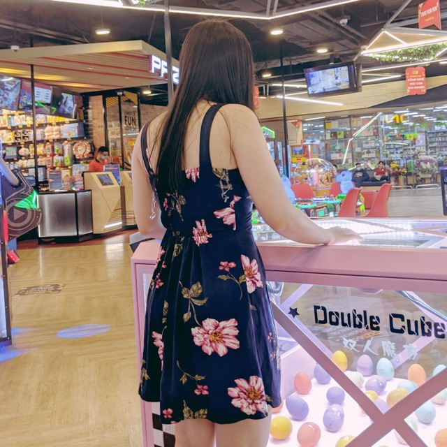 Đầm hoa xuất khẩu