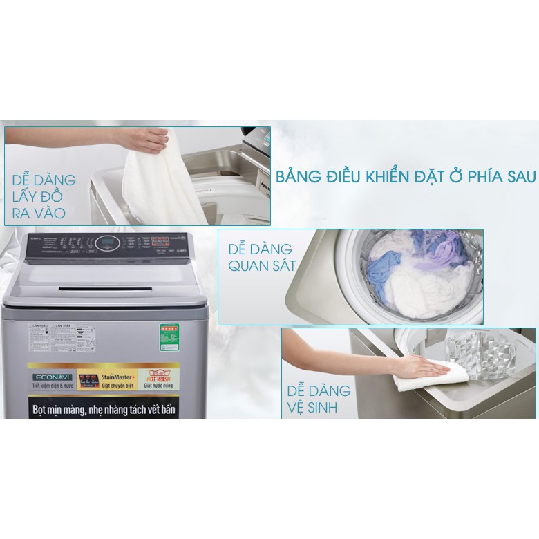 Máy giặt Panasonic 10 kg NA-F100V5LRV (Miễn phí giao tại HCM-ngoài tỉnh liên hệ shop)