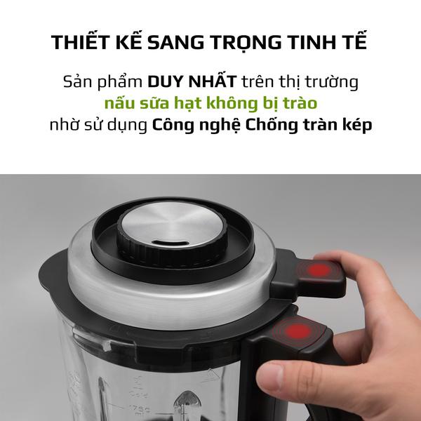 Máy Làm Sữa Hạt Máy Xay Nấu Đa Năng OLIVO X20 CHÍNH HÃNG - BH 24 THÁNG Công suất 1800W - Thương Hiệu Mỹ