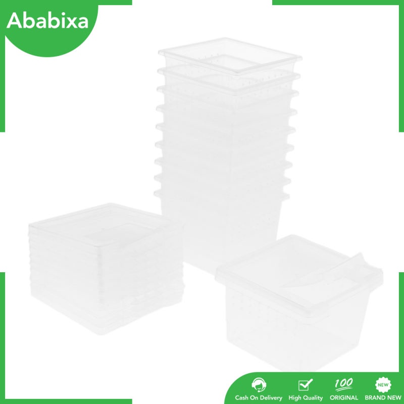 Set 10 Hộp Đựng Thức Ăn Cho Bò Sát