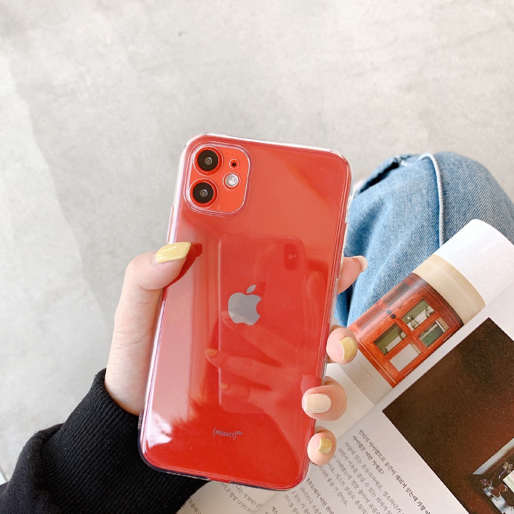 Ốp điện thoại bằng nhựa dẻo bảo vệ camera cho iPhone 13 Pro Max 6 6S 7 7 Plus SE2 8 8Plus XS 11 Pro 12 Pro Max | BigBuy360 - bigbuy360.vn
