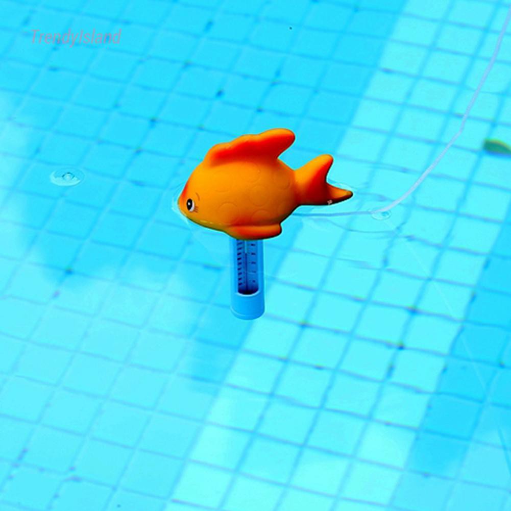 Portable Swimming Pool Goldfish Floating Thermometer Spa Hot Tub Water Temperature Measuring Meter