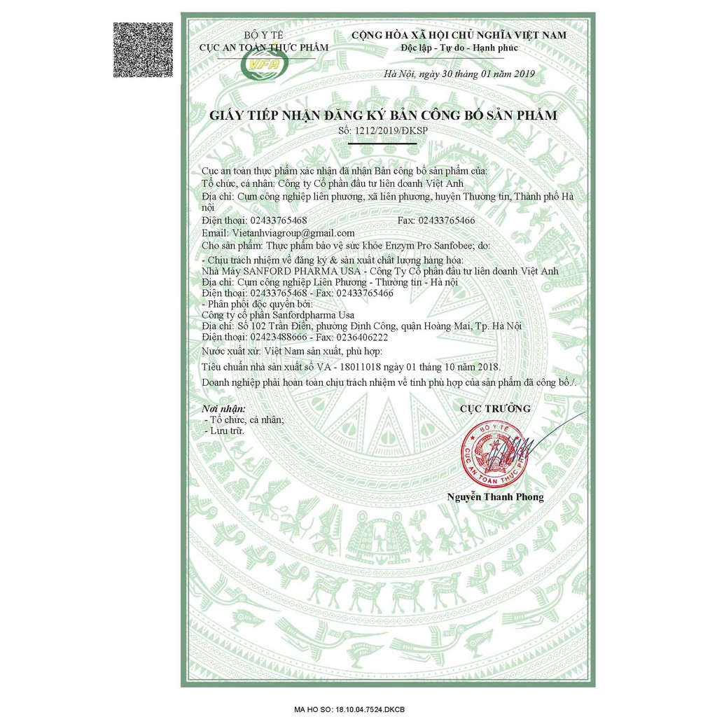 Enzym Pro Sanfobee - Bổ sung enzym tiêu hóa, giúp ăn ngon, tăng hấp thu | Thế Giới Skin Care