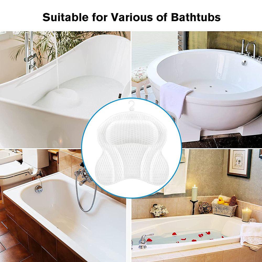 Gối Tựa Lưng Có Cốc Hút Tiện Dụng Cho Bồn Tắm / Spa