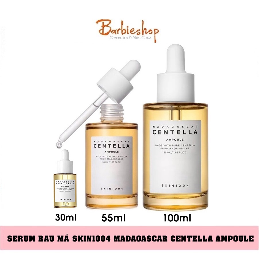 &lt; tem phụ &gt;Tinh Chất Serum rau má Madagascar Skin1004 100ml + 55ml + 30ml -  Hyalu Cica 50ml dành cho da mụn nhạy cảm