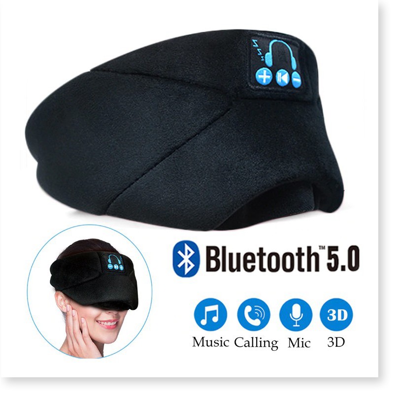 Thiết bị giúp ngủ sâu trị mất ngủ có chức năng phát nhạc bluetooh 5.0 LIFE CARE (Đen)