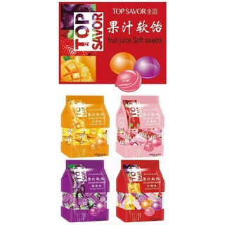 Kẹo dẻo TOP FRUIT (mix 3 vị trái cây Fudge Thái Lan 320g)