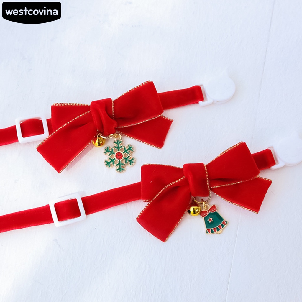 Vòng Cổ Gắn Chuông Hình Bướm Dễ Thương Cho Thú Cưng