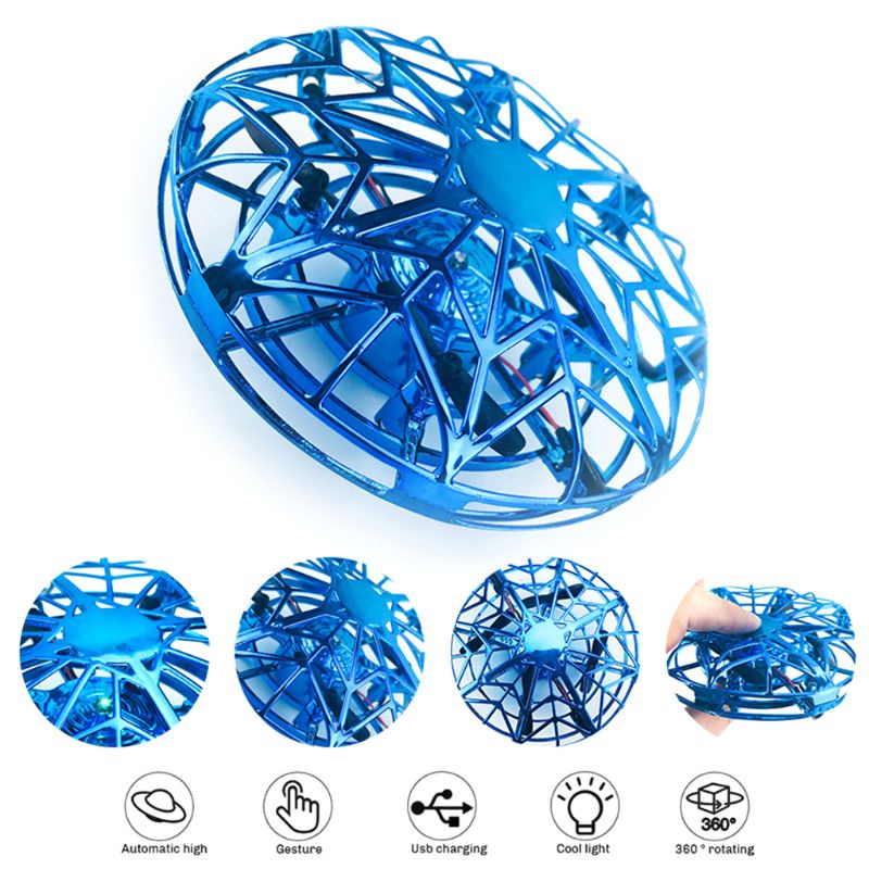 Drone Mini Quay Tay 360 Độ Tiện Dụng° Máy Bay Điều Khiển Từ Xa Có Đèn Sáng