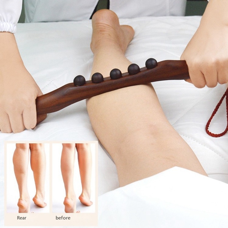 [Hàng mới về] Thanh gỗ dài 48cm dùng để mát xa cơ bắp tiện dụng