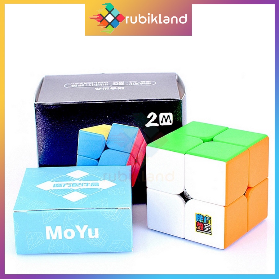 Rubik 2x2 MoYu MeiLong 2M M Series MoYu M MeiLong M Rubic 2 Tầng Nam Châm Stickerless Đồ Chơi Trí Tuệ Trẻ Em