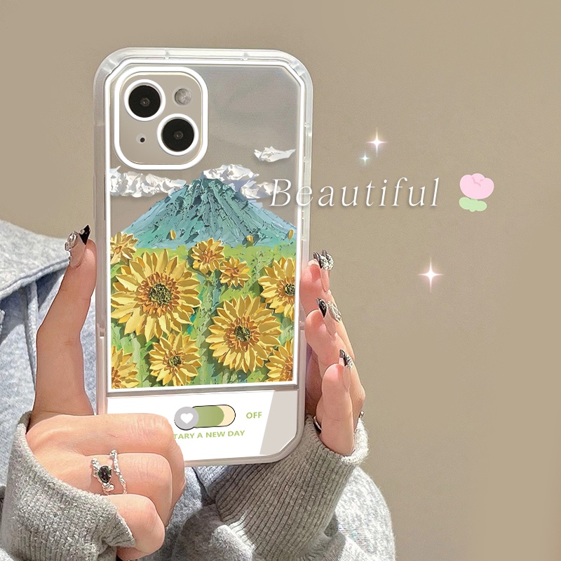 Ốp Điện Thoại TPU Chống Sốc Họa Tiết Tranh Sơn Dầu Cho IPhone 13 Pro Max 6 6S 7 8 Plus X XR XS Max SE 2020 12 Pro Max 11