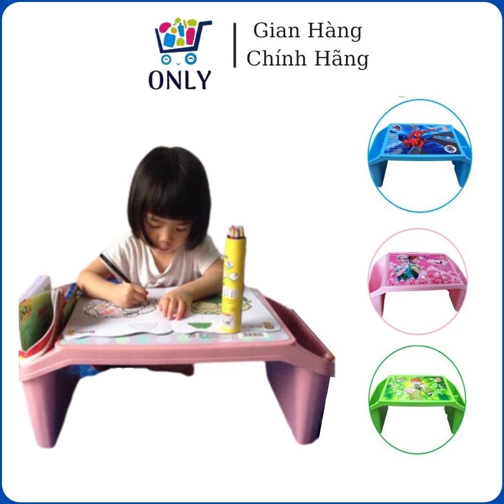 Bàn Học Nhựa Việt Nhật Cho Bé Có Ngăn Để Bút viết – nhiều màu cho bé lựa chọn