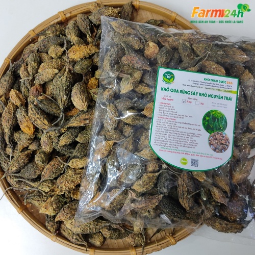 Khổ qua rừng (mướp đắng rừng) nguyên trái, nguyên quả, hỗ trợ người tiểu đường, bệnh gút, giảm mỡ máu [250 gr - 500 gr]
