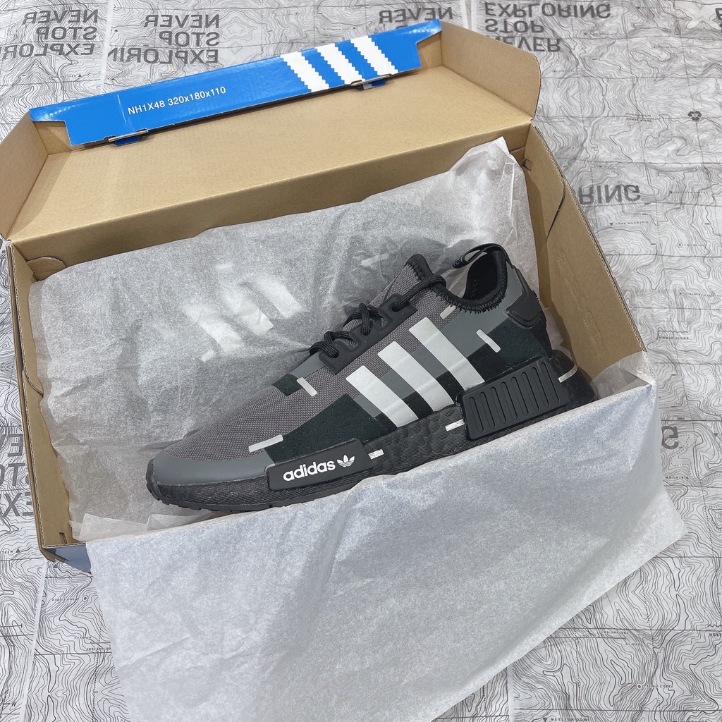 [CHÍNH HÃNG] GIÀY ADIDAS NMD (22) - R1 Đen/Xám - MÀU ĐEN - *2022*