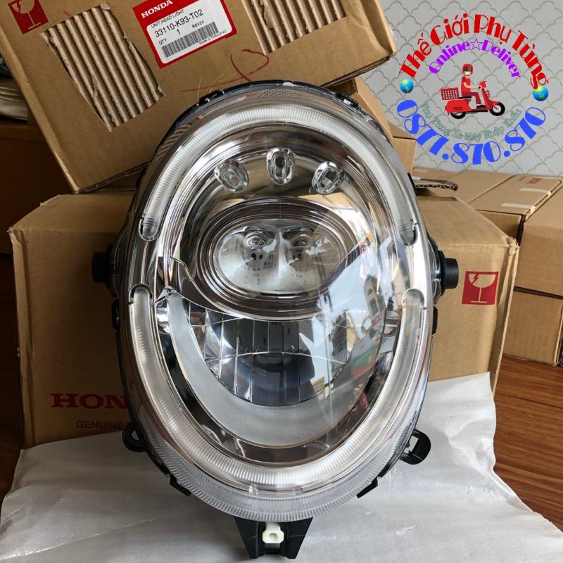 Pha (Chóa) đèn Scoopy 2017-2020 Zin Honda Thái Lan - 33110-K93-T02