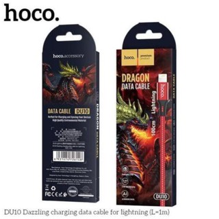 Cáp sạc nhanh Hoco 3A DU10 iphone cổng lightning chính hãng bảo hành 12 tháng