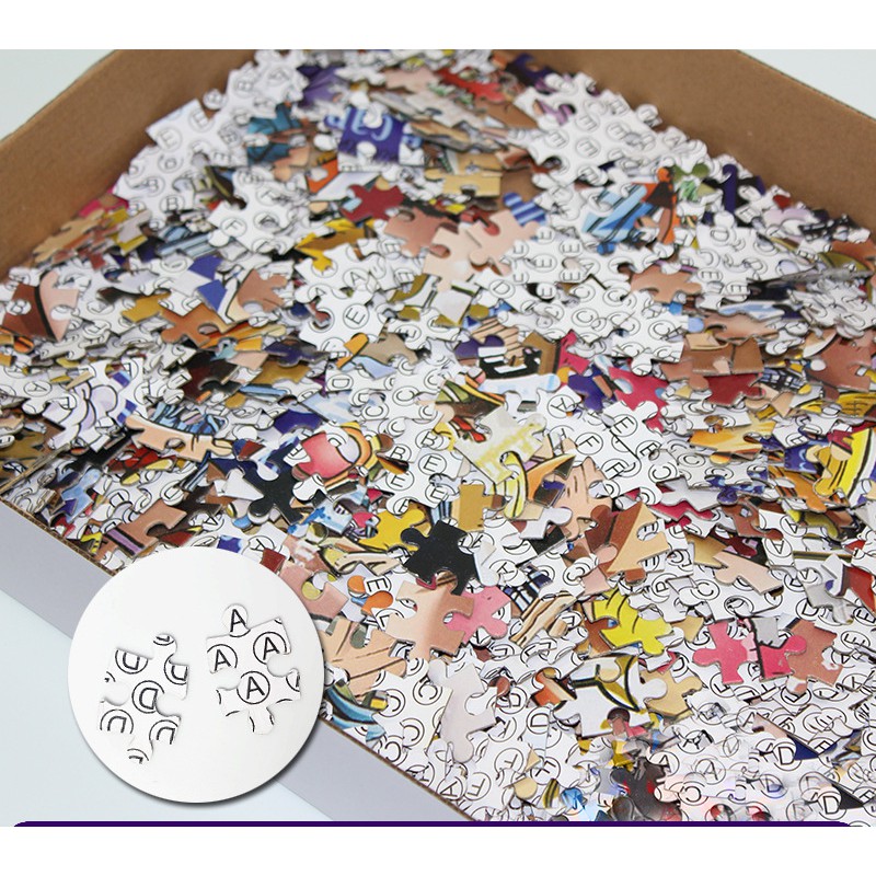 Bộ Tranh Ghép Xếp Hình 1000 Pcs Jigsaw Puzzle One Piece Bản Đẹp Cao Cấp-H56