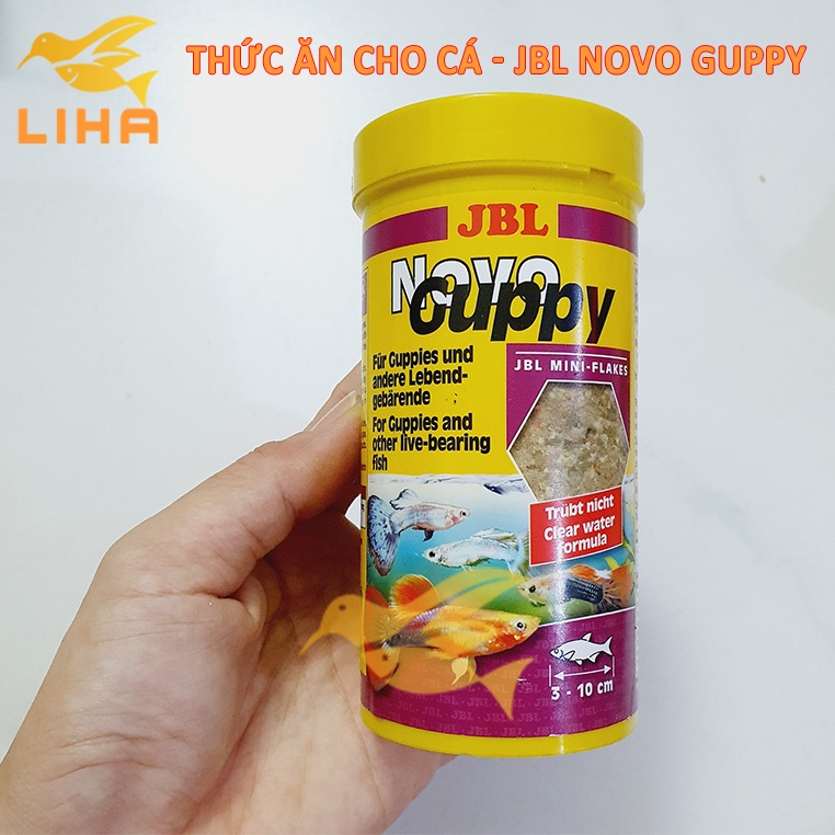 JBL Novo Guppy 50gr | Thức ăn khô cho cá Guppy thủy sinh