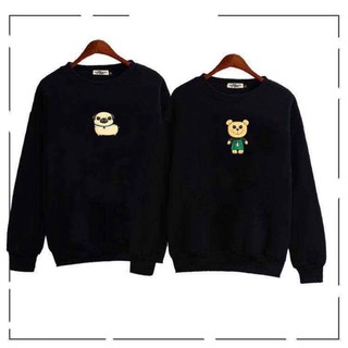 [Hàng đẹp] Áo nỉ lót bông dày mịn in hình dễ thương ( size SMLXL )