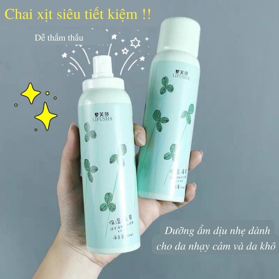 Xịt Khoáng Chiết Xuất Trà Xanh làm dịu giúp giữ ẩm, làm tươi mới làn da Nội địa trung 150ml