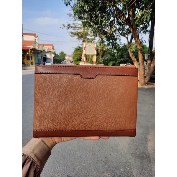 Ví cầm tay nam clutch cầm tay da bò thật bảo hành 2 năm
