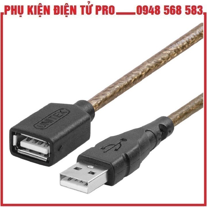 Dây Nối Dài Usb 2.0 1.8M Unitek Y-C416 - Dây Usb Nối Dài Unitek 1.8M