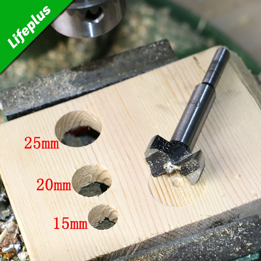 Bộ 5 mũi khoan ổ khóa bản lề gỗ Forstner 10-35mm