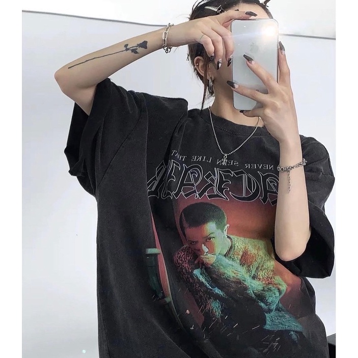 Áo phông wash Man cực ngầu