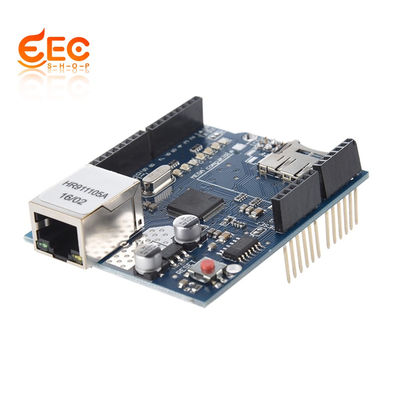 Mạch Ethernet Shield Cho Arduino Uno Mega 1280 W5100