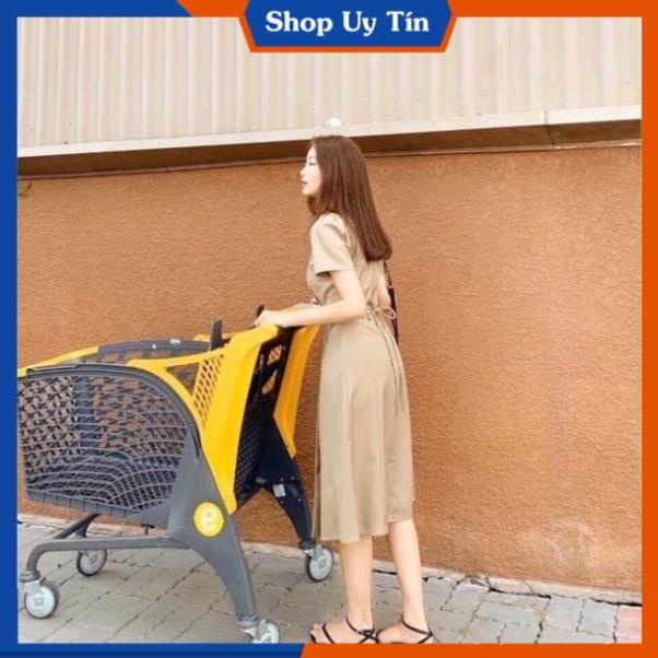 Đầm Công Sở Trẻ Trung  Váy Đi Dự Tiệc Cưới Hàn Quốc Nữ Cao Cấp, Vải Cotton Lạnh, Thiết Kế Cao Cấp, Màu Đen VD032 | BigBuy360 - bigbuy360.vn