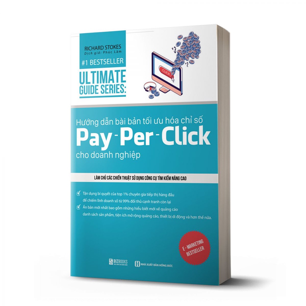 BIZBOOKS - Sách Ultimate Guide Series: Hướng dẫn bài bản tối ưu hóa chỉ số Pay - Per - Click cho doanh nghiệp