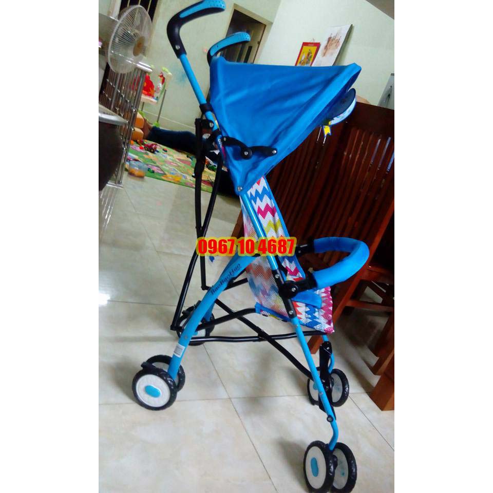 Xe đẩy đi dạo lưới cho bé gấp siêu gọn như cây dù Baobaohao 605A
