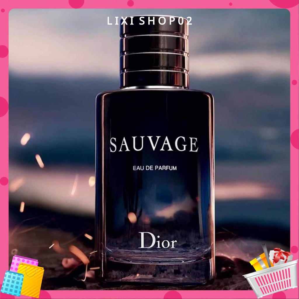 [loại xịn] Nước hoa nam Sauvage nồng độ EDP 100ml hàng nguyên hộp hương thơm nam tính