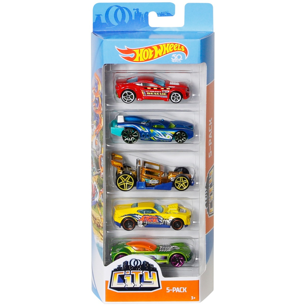 Mô Hình Đồ Chơi Hot Wheels Bộ 5 Siêu Xe 1806H - Giao hàng ngẫu nhiên