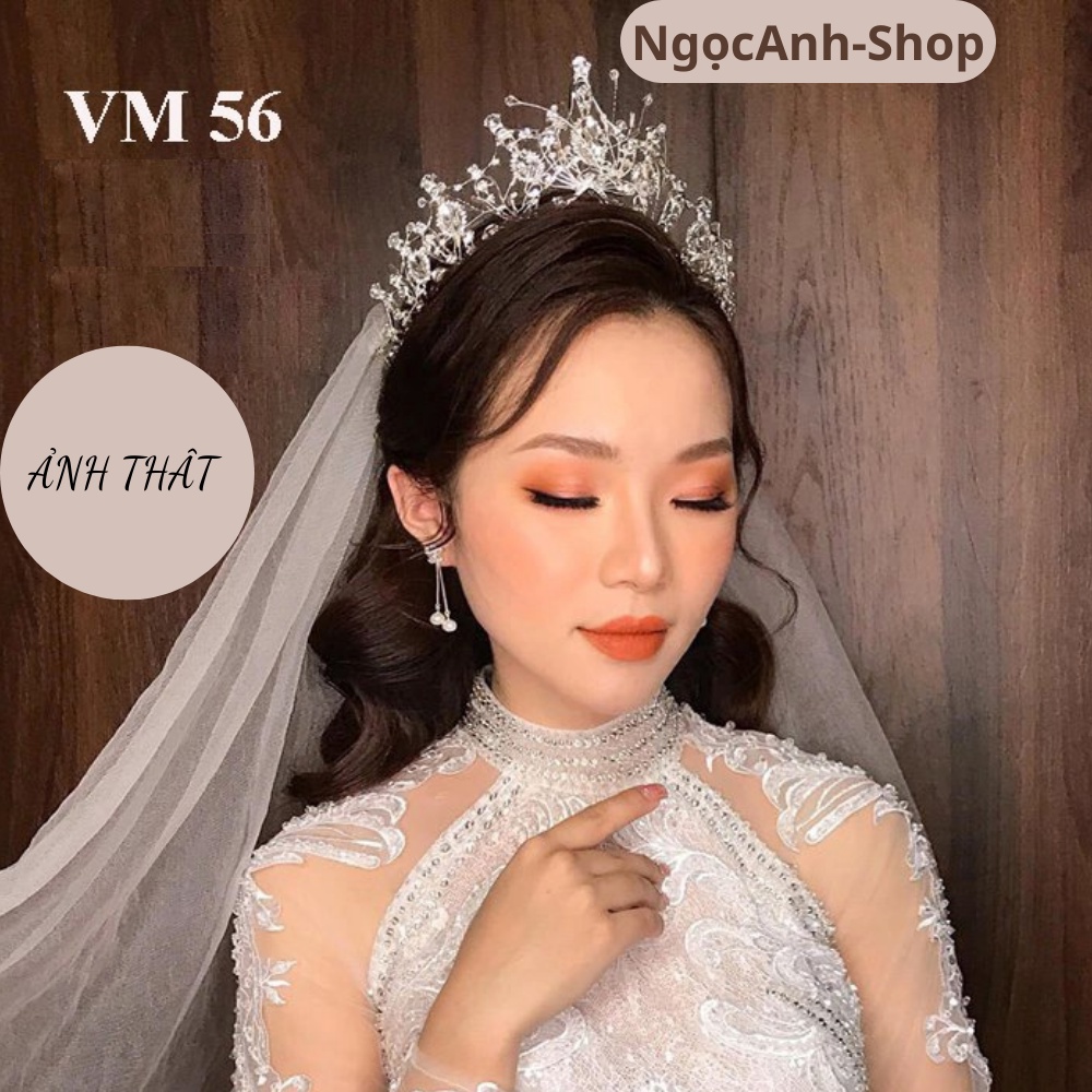 Vương miện cưới đính đá chụp ảnh cô dâu NgọcAnh Shop vm 56