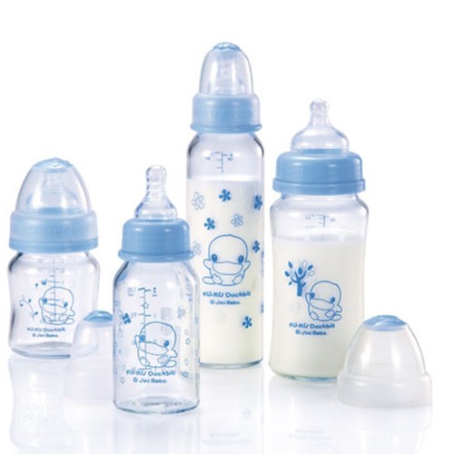 Bình sữa thủy tinh cổ thường kuku ku5847 240ml