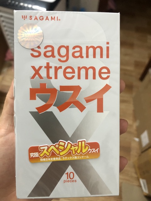 Bao cao su Sagami Xtreme Super thin ( hộp 10 cái)