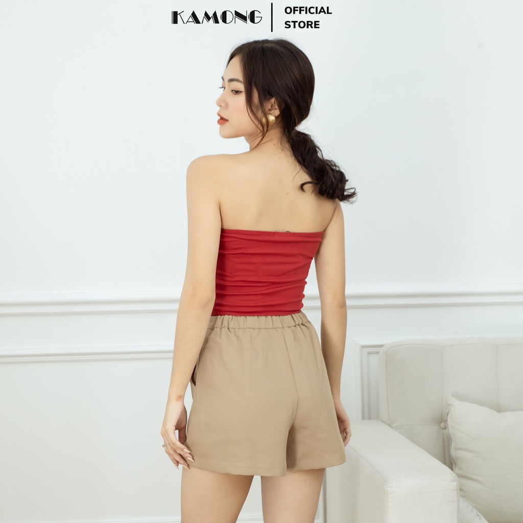 Áo ống quây ngực KAMONG không mút chất liệu thun cotton 100% co dãn nhiều màu, nhiều size A143 | BigBuy360 - bigbuy360.vn