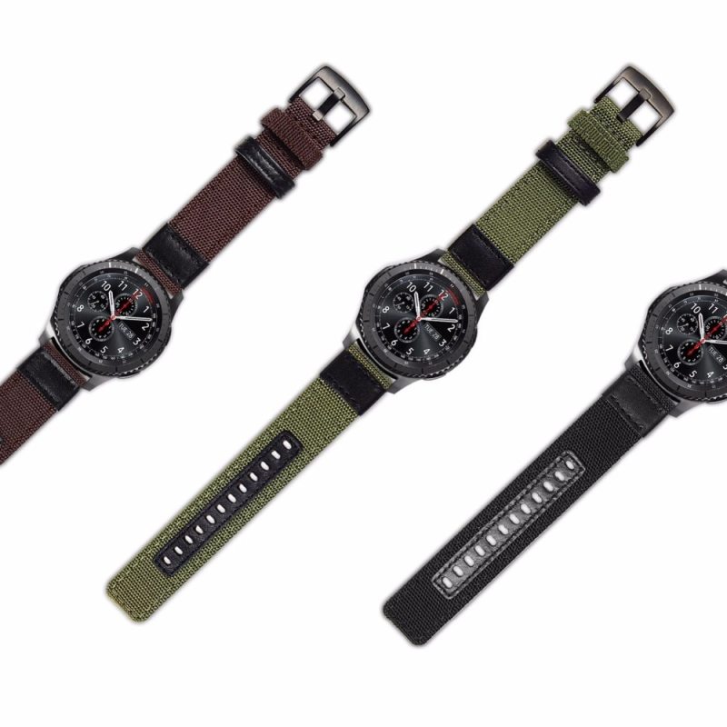 Dây đeo Nylon 20/22mm cho đồng hồ Samsung Gear Sport / Gear S2 Classic/Galaxy Watch 42mm/Active 1 2/3 41mm 22mm