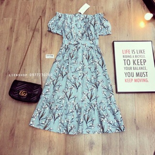 VÁY LỤA HOA NHÍ