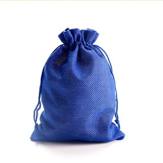 10x14 cm - Túi xanh dương đựng trang sức hoa khô tiện dụng