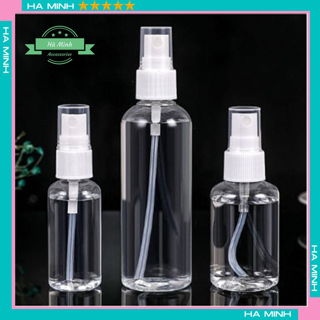 Chai Xịt Phun Sương - Lọ Chiết Mỹ Phẩm, Nước Hoa Mini Loại 50ml, 100ml