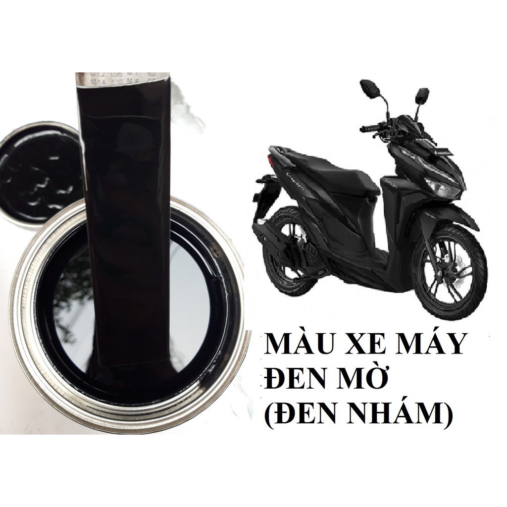 1 lạng màu xe máy đen 1 thành phần cho xe Lead 2019 đen mờ, Aiblade đen và nhiều xe máy cũ-mới màu đen mờ