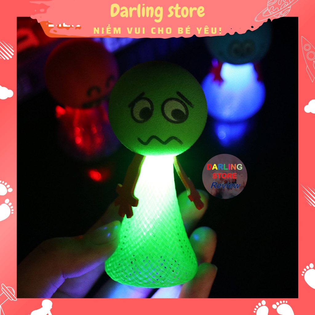 Đồ chơi nhân vật phản diện bật nhảy có đèn led, Đồ chơi búp bê phát sáng Darling Store