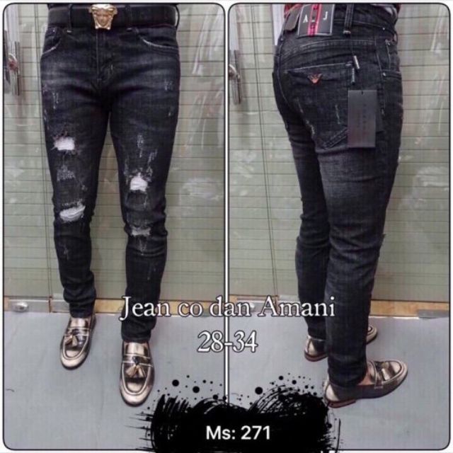 Quần jean nam form body 271